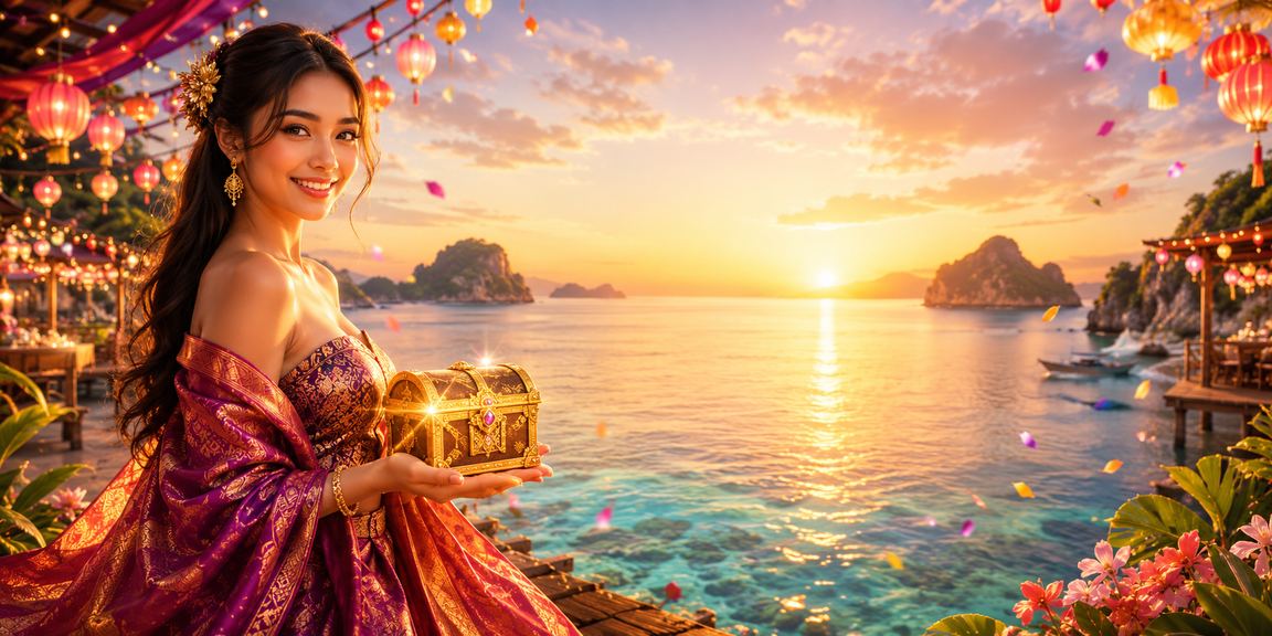 Suasana malam pasar ramai dengan orang menikmati hiburan digital dan bonus deposit